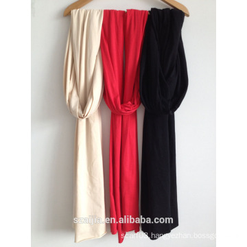 Fashion new ladies solid color long scarf/shawl